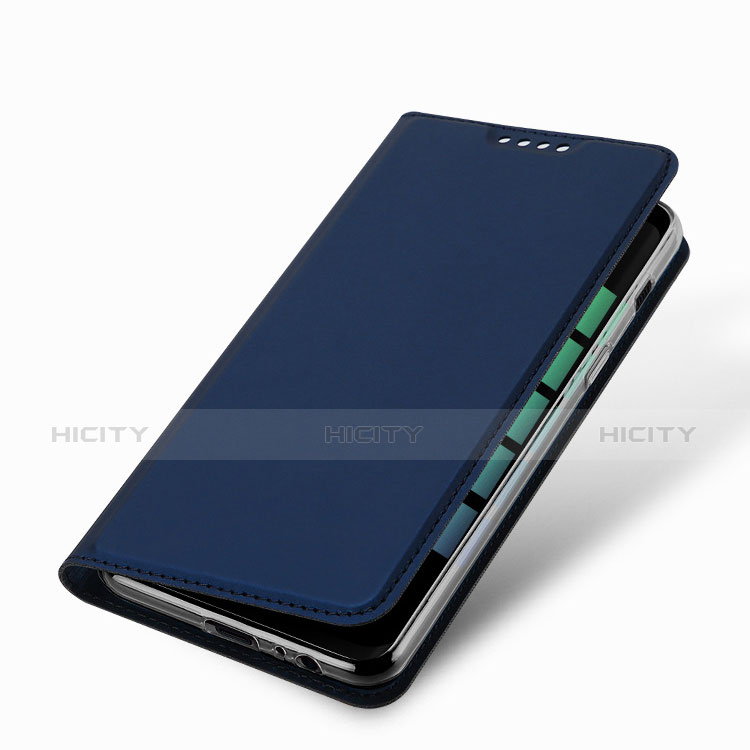 Funda de Cuero Cartera con Soporte L01 para Samsung Galaxy A5 (2018) A530F Azul