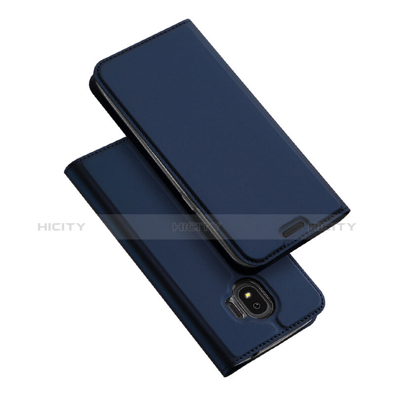 Funda de Cuero Cartera con Soporte L01 para Samsung Galaxy Grand Prime Pro (2018) Azul