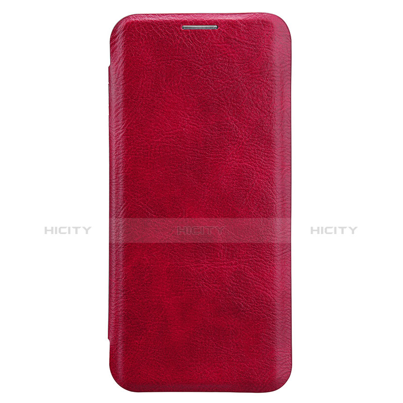 Funda de Cuero Cartera con Soporte L01 para Samsung Galaxy S8 Plus Rojo