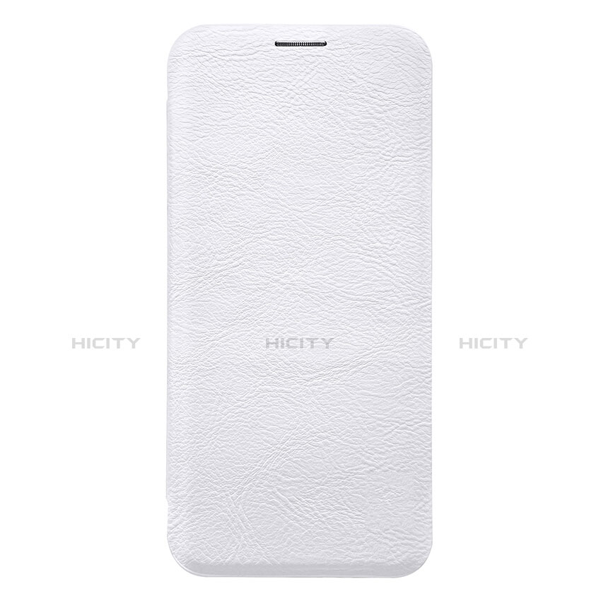 Funda de Cuero Cartera con Soporte L01 para Samsung Galaxy S9 Blanco