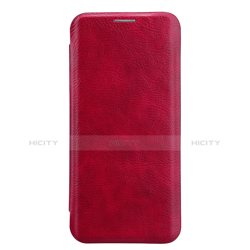 Funda de Cuero Cartera con Soporte L01 para Samsung Galaxy S9 Plus Rojo