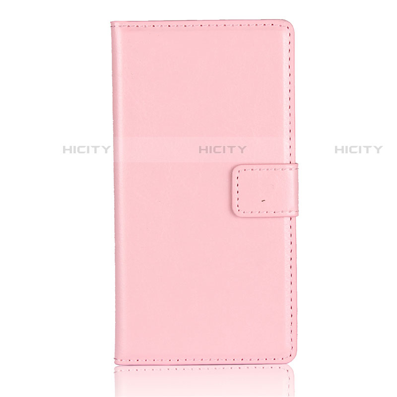 Funda de Cuero Cartera con Soporte L01 para Sony Xperia XZ1 Compact Rosa