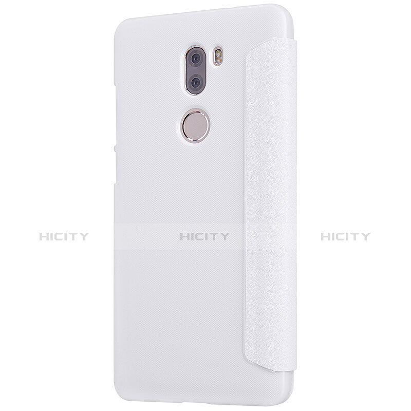 Funda de Cuero Cartera con Soporte L01 para Xiaomi Mi 5S Plus Blanco