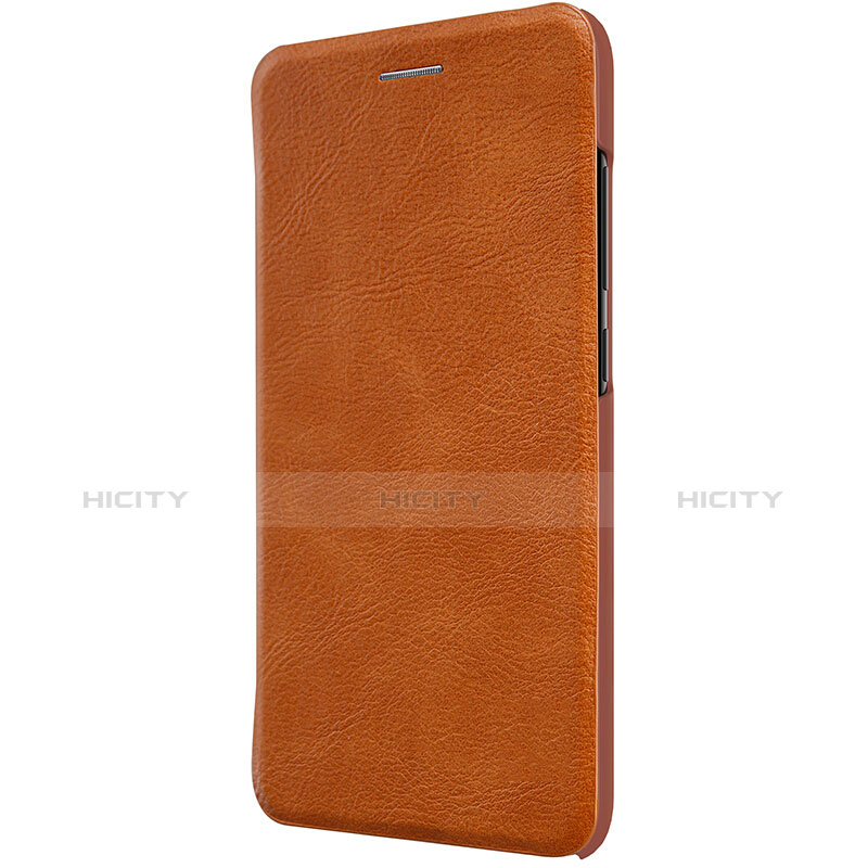 Funda de Cuero Cartera con Soporte L01 para Xiaomi Mi 6 Marron