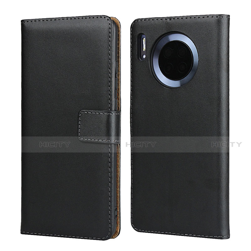 Funda de Cuero Cartera con Soporte L02 para Huawei Mate 30 5G Negro