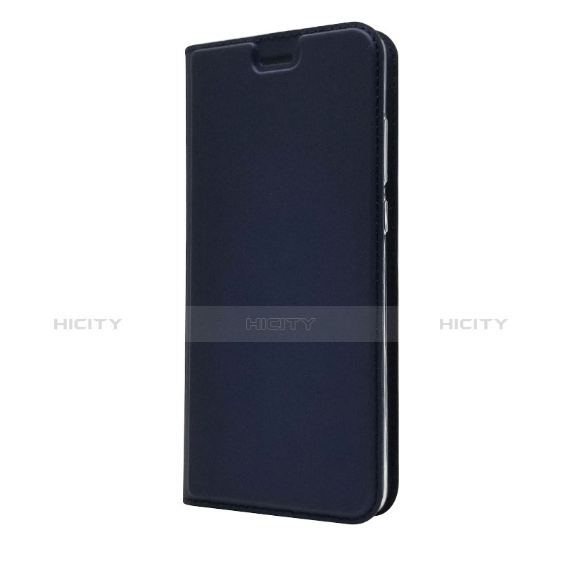 Funda de Cuero Cartera con Soporte L02 para Huawei P30 Azul