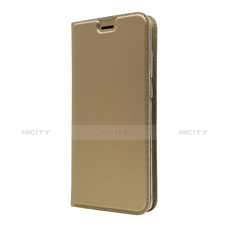 Funda de Cuero Cartera con Soporte L02 para Huawei P30 Oro