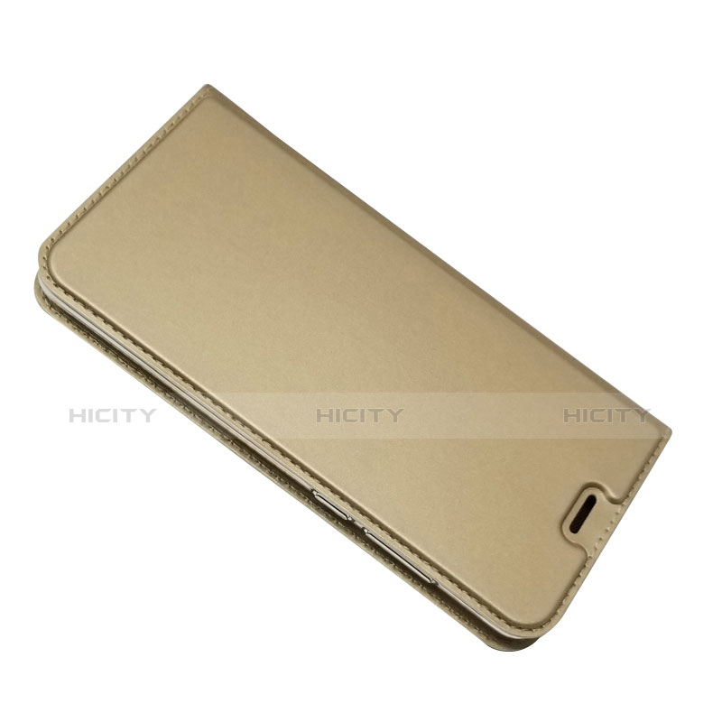 Funda de Cuero Cartera con Soporte L02 para Huawei P30 Oro