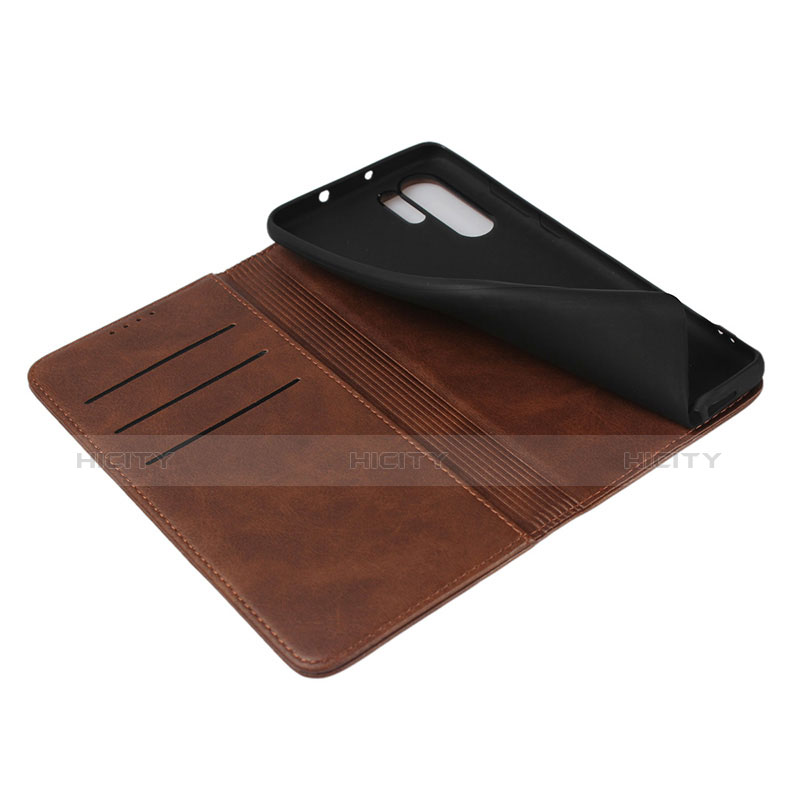 Funda de Cuero Cartera con Soporte L02 para Huawei P30 Pro Marron