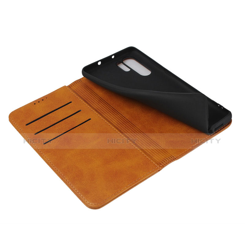 Funda de Cuero Cartera con Soporte L02 para Huawei P30 Pro Naranja