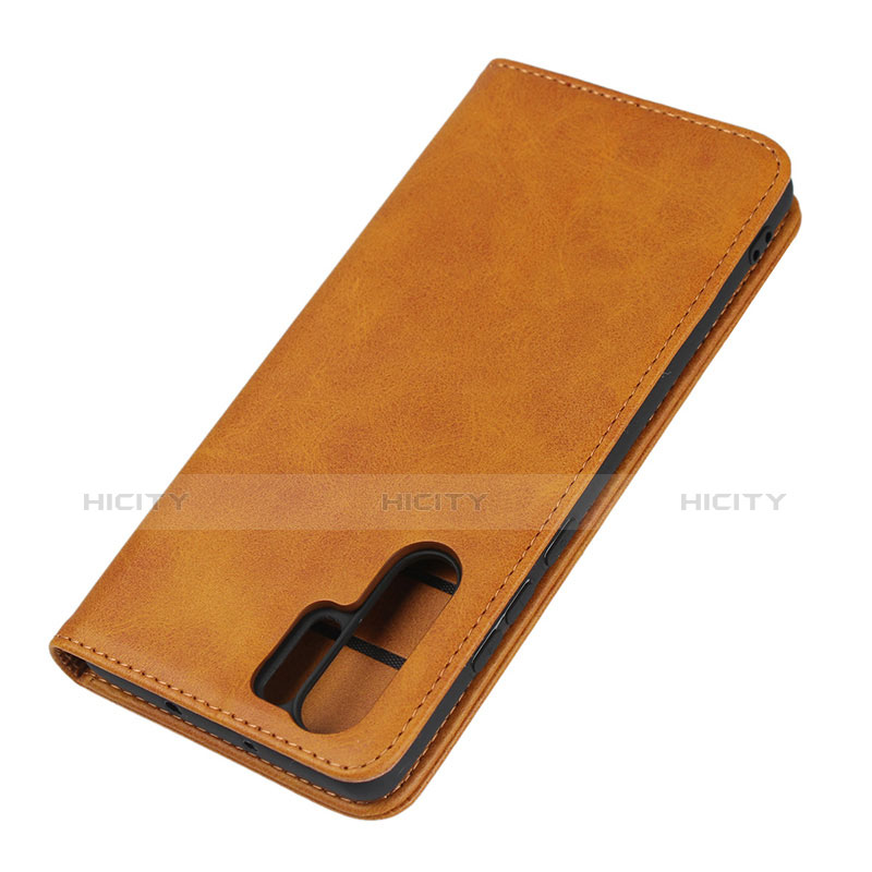 Funda de Cuero Cartera con Soporte L02 para Huawei P30 Pro Naranja