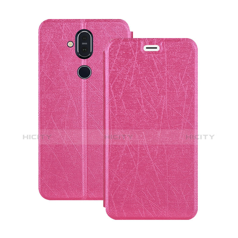 Funda de Cuero Cartera con Soporte L02 para Nokia X7