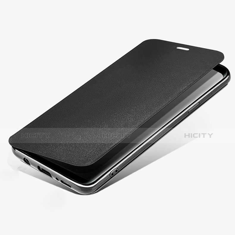 Funda de Cuero Cartera con Soporte L02 para Samsung Galaxy S9 Negro