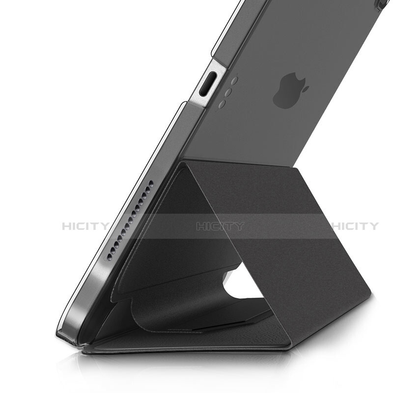 Funda de Cuero Cartera con Soporte L03 para Apple iPad Pro 11 (2021) Negro