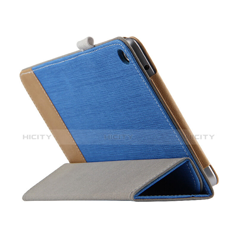 Funda de Cuero Cartera con Soporte L03 para Huawei MediaPad T3 8.0 KOB-W09 KOB-L09 Azul