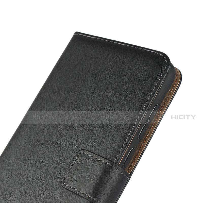 Funda de Cuero Cartera con Soporte L03 para Huawei Y7 (2019) Negro