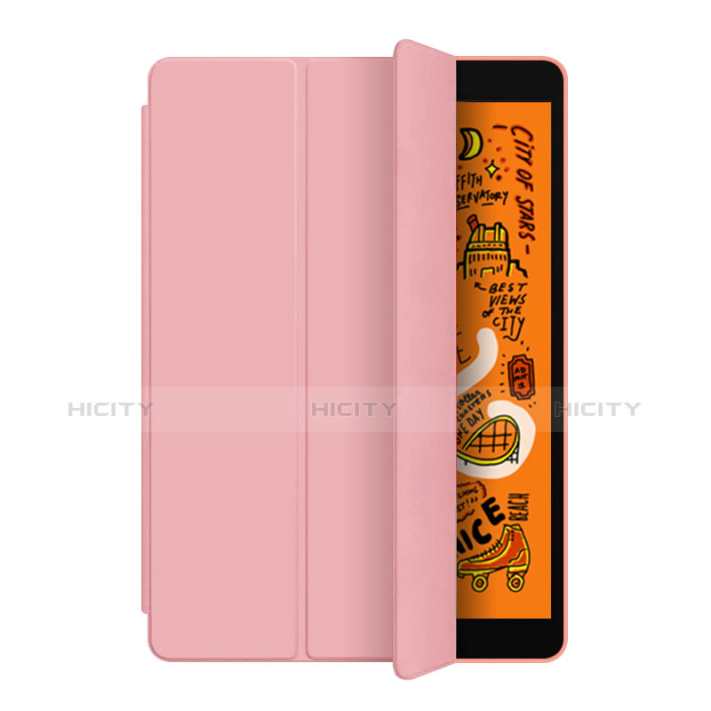 Funda de Cuero Cartera con Soporte L04 para Apple iPad Mini 5 (2019) Oro Rosa