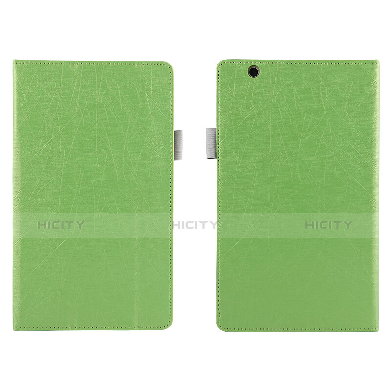 Funda de Cuero Cartera con Soporte L04 para Huawei Mediapad M3 8.4 BTV-DL09 BTV-W09 Verde