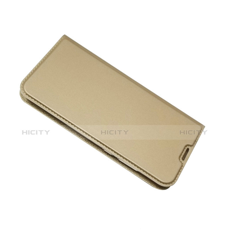 Funda de Cuero Cartera con Soporte L06 para Huawei Honor 10 Lite Oro