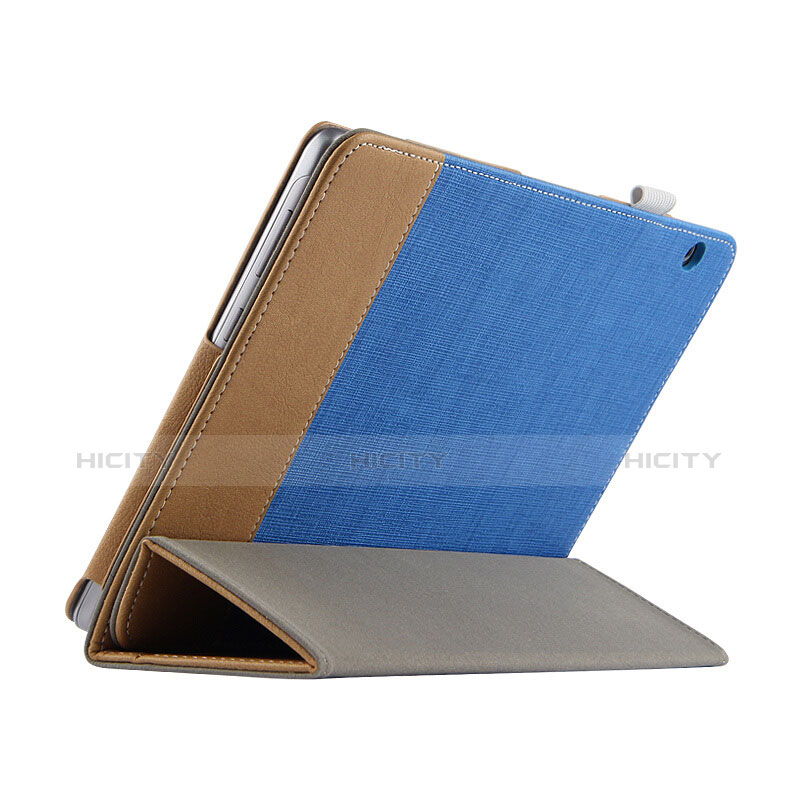 Funda de Cuero Cartera con Soporte L06 para Huawei MediaPad T3 10 AGS-L09 AGS-W09 Azul