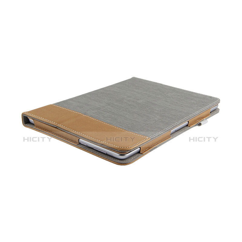 Funda de Cuero Cartera con Soporte L06 para Huawei MediaPad T3 10 AGS-L09 AGS-W09 Gris