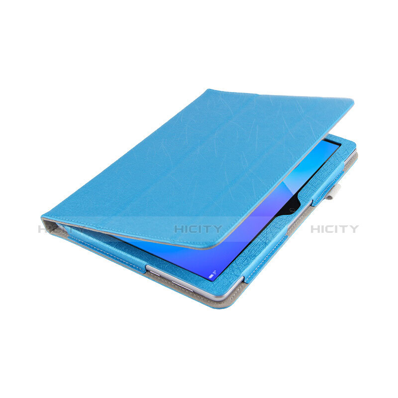 Funda de Cuero Cartera con Soporte L07 para Huawei MediaPad T3 10 AGS-L09 AGS-W09 Azul Cielo