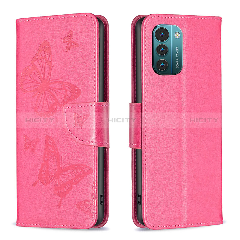 Funda de Cuero Cartera con Soporte Mariposa Carcasa B01F para Nokia G11