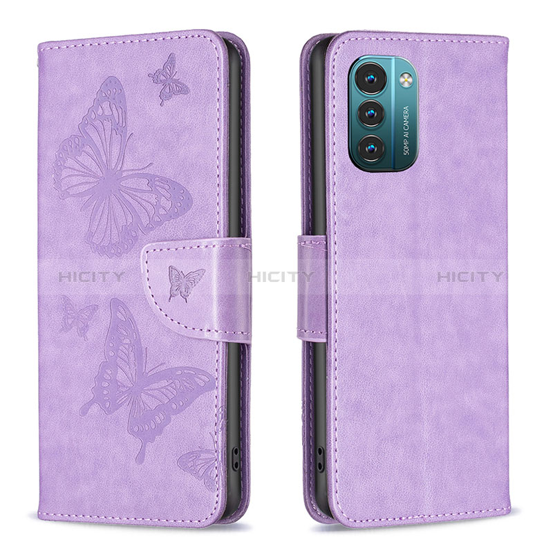 Funda de Cuero Cartera con Soporte Mariposa Carcasa B01F para Nokia G11