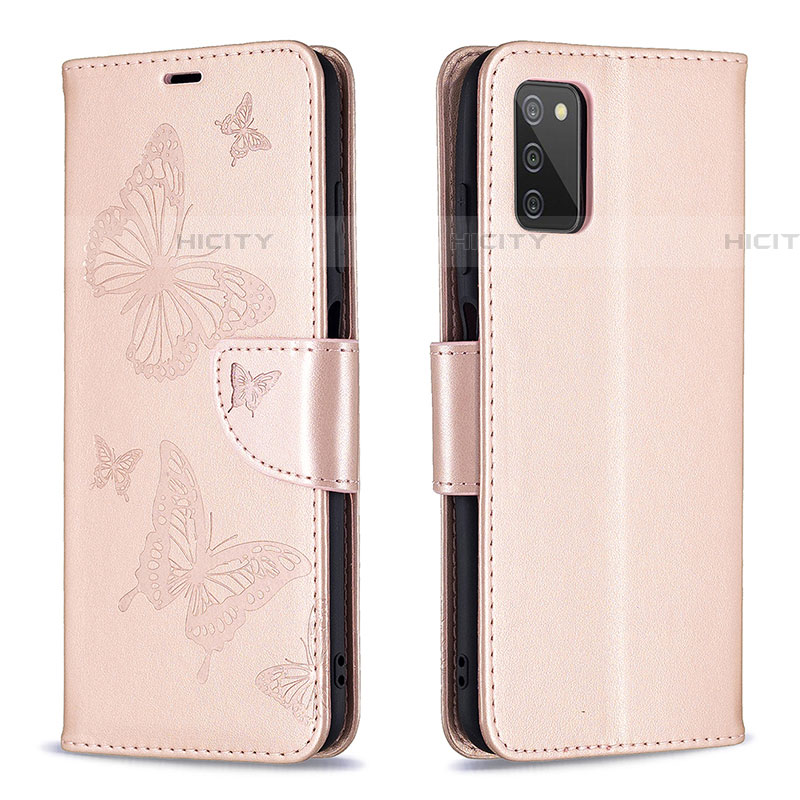 Funda de Cuero Cartera con Soporte Mariposa Carcasa B01F para Samsung Galaxy A03s