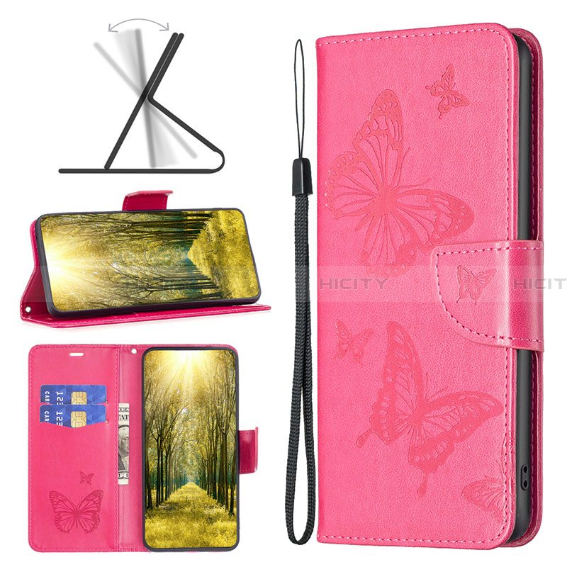 Funda de Cuero Cartera con Soporte Mariposa Carcasa B01F para Samsung Galaxy A04 4G