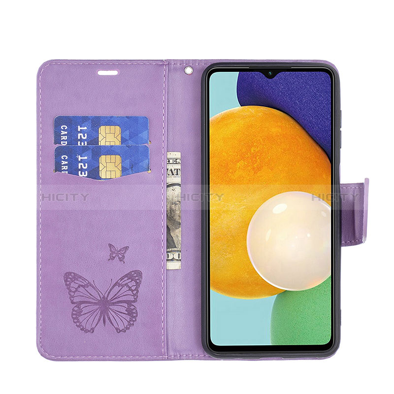 Funda de Cuero Cartera con Soporte Mariposa Carcasa B01F para Samsung Galaxy A04s