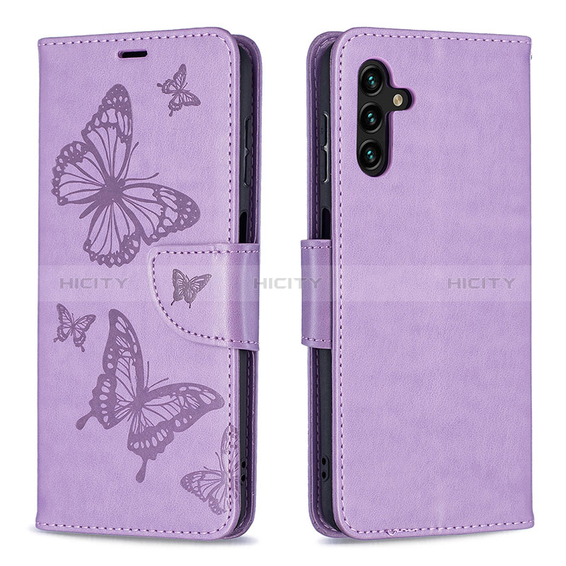 Funda de Cuero Cartera con Soporte Mariposa Carcasa B01F para Samsung Galaxy A04s