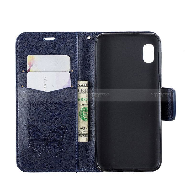 Funda de Cuero Cartera con Soporte Mariposa Carcasa B01F para Samsung Galaxy A10e