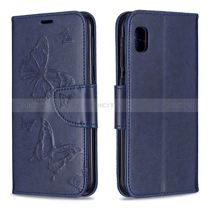 Funda de Cuero Cartera con Soporte Mariposa Carcasa B01F para Samsung Galaxy A10e