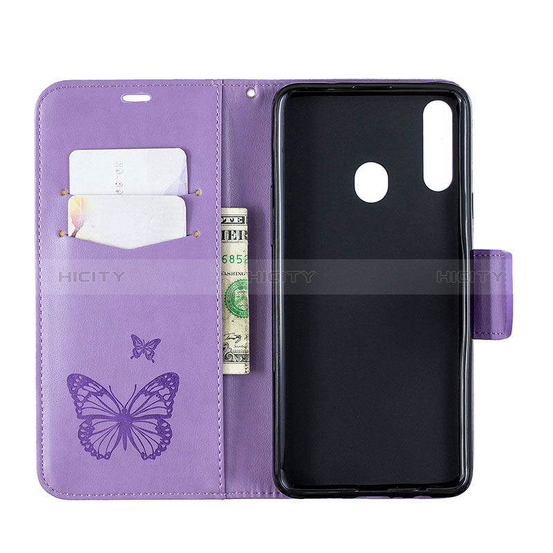 Funda de Cuero Cartera con Soporte Mariposa Carcasa B01F para Samsung Galaxy A20s