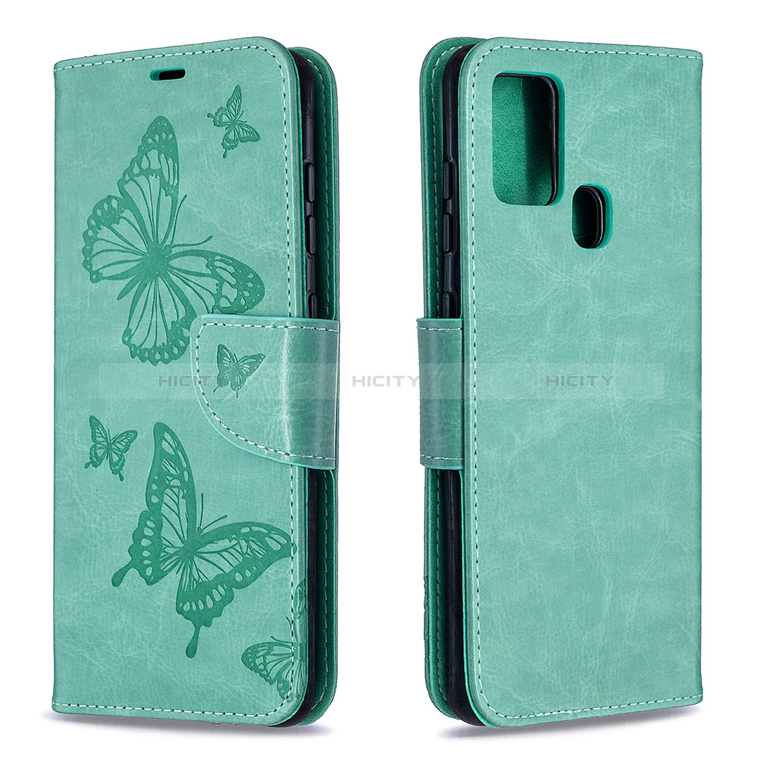 Funda de Cuero Cartera con Soporte Mariposa Carcasa B01F para Samsung Galaxy A21s