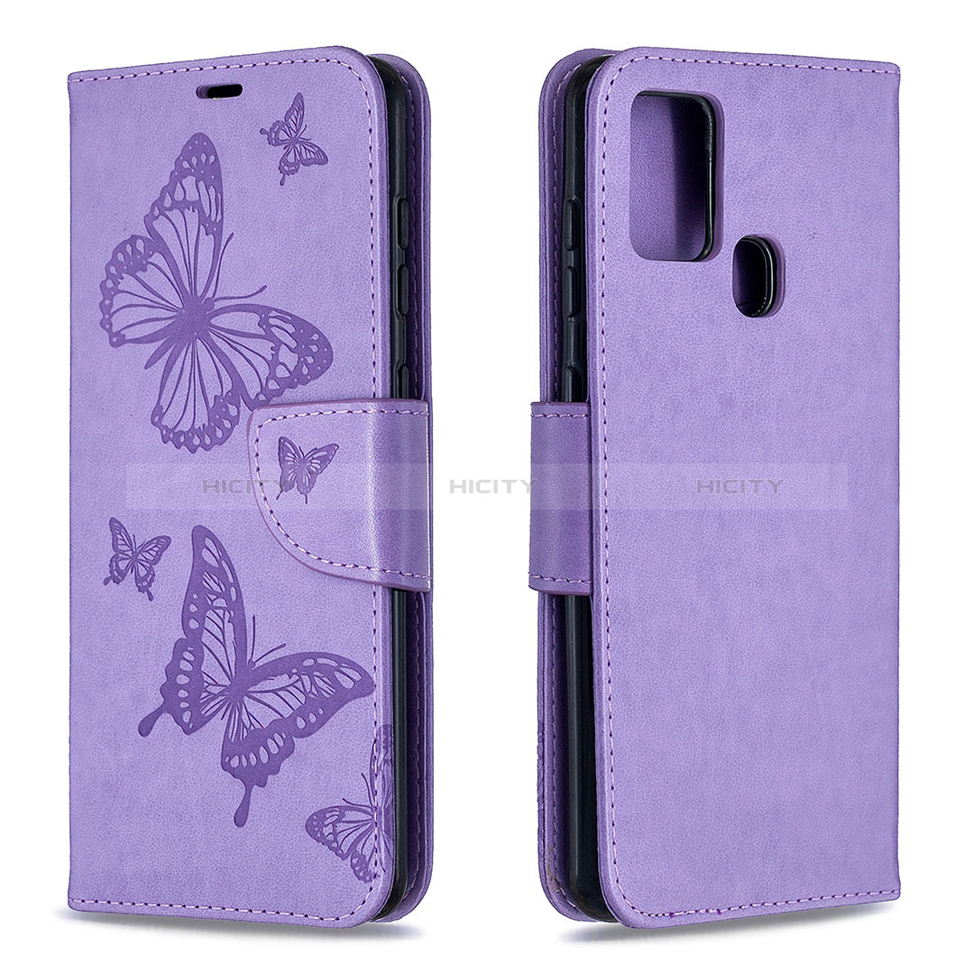 Funda de Cuero Cartera con Soporte Mariposa Carcasa B01F para Samsung Galaxy A21s