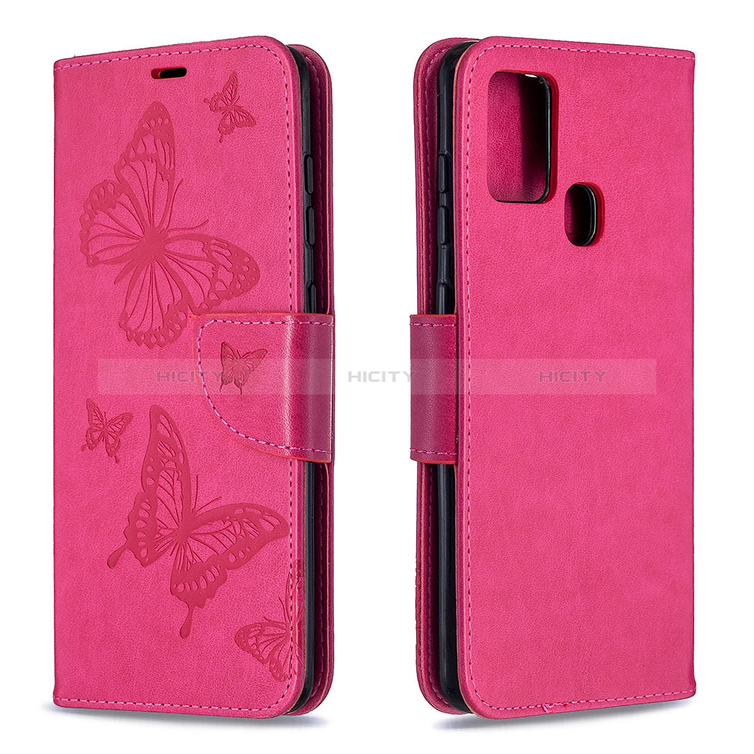 Funda de Cuero Cartera con Soporte Mariposa Carcasa B01F para Samsung Galaxy A21s