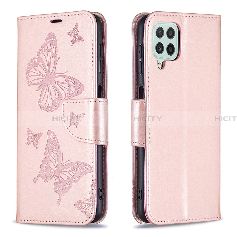 Funda de Cuero Cartera con Soporte Mariposa Carcasa B01F para Samsung Galaxy A22 4G