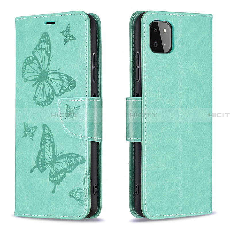 Funda de Cuero Cartera con Soporte Mariposa Carcasa B01F para Samsung Galaxy A22 5G