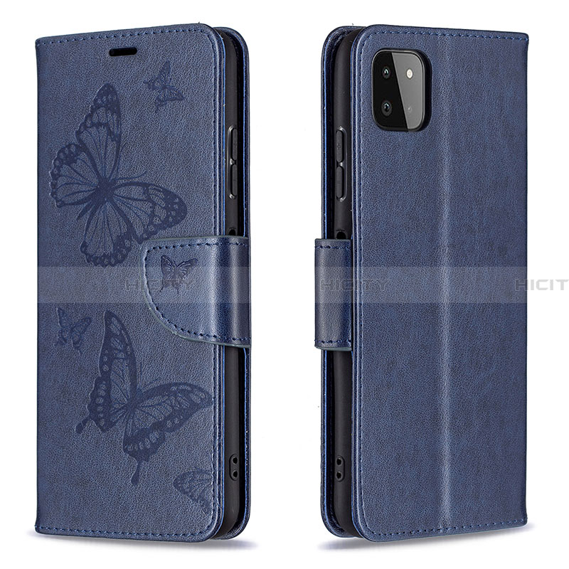 Funda de Cuero Cartera con Soporte Mariposa Carcasa B01F para Samsung Galaxy A22 5G