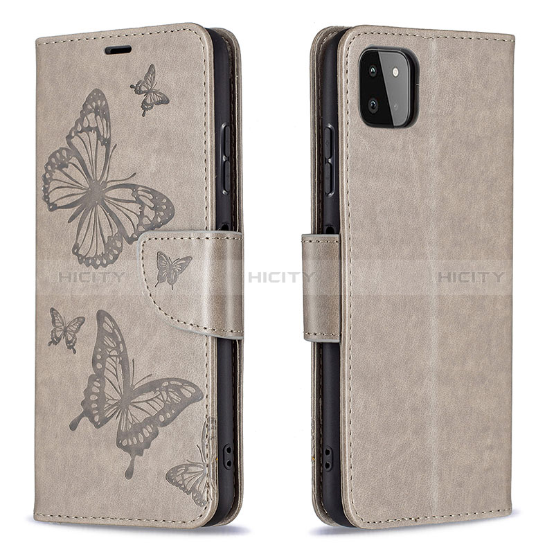 Funda de Cuero Cartera con Soporte Mariposa Carcasa B01F para Samsung Galaxy A22s 5G