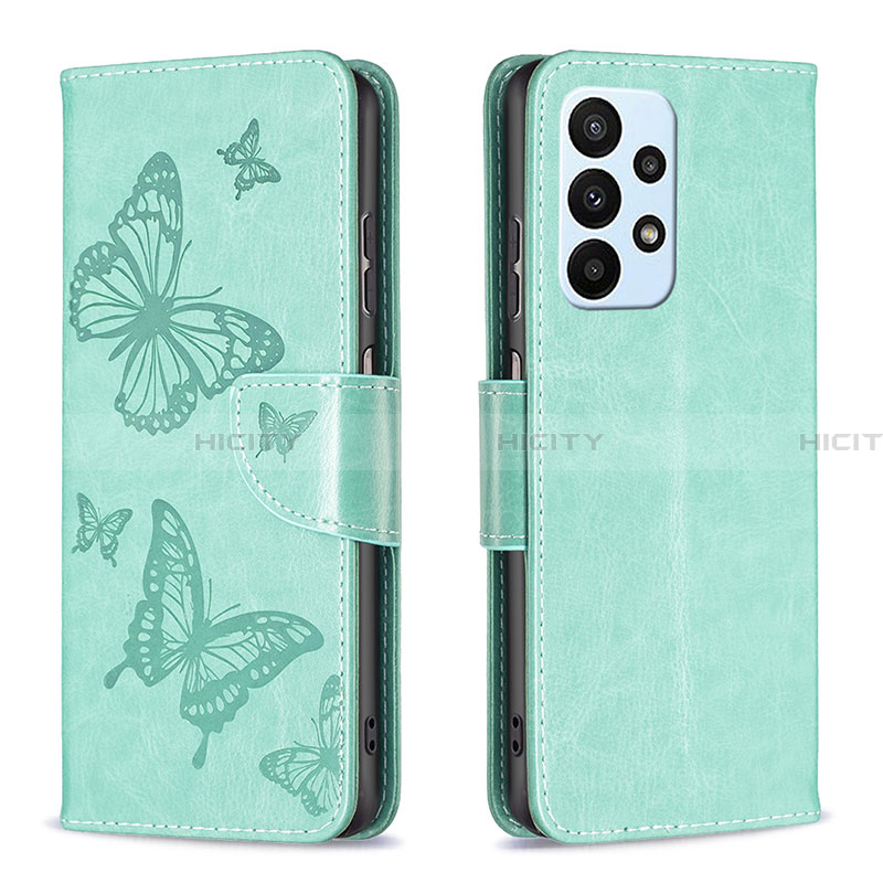 Funda de Cuero Cartera con Soporte Mariposa Carcasa B01F para Samsung Galaxy A23 4G