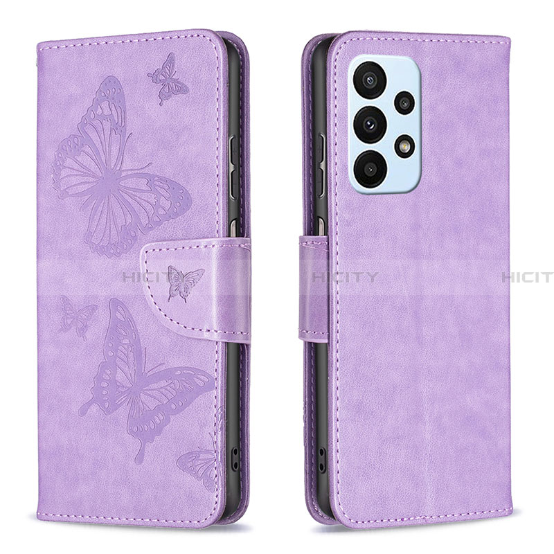 Funda de Cuero Cartera con Soporte Mariposa Carcasa B01F para Samsung Galaxy A23 4G