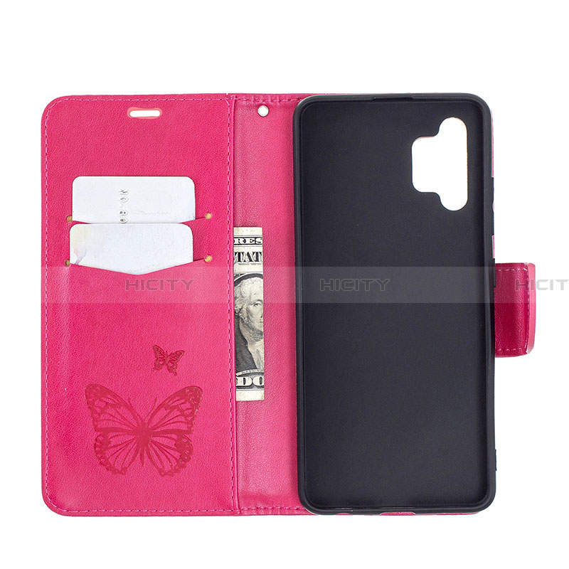 Funda de Cuero Cartera con Soporte Mariposa Carcasa B01F para Samsung Galaxy A32 4G