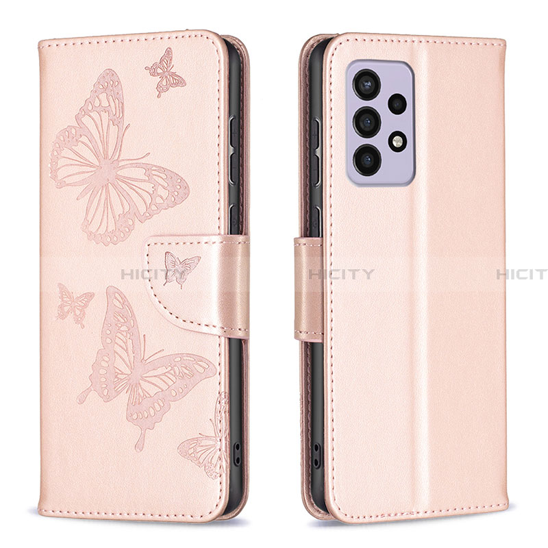 Funda de Cuero Cartera con Soporte Mariposa Carcasa B01F para Samsung Galaxy A33 5G