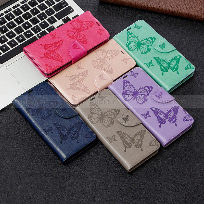 Funda de Cuero Cartera con Soporte Mariposa Carcasa B01F para Samsung Galaxy A41