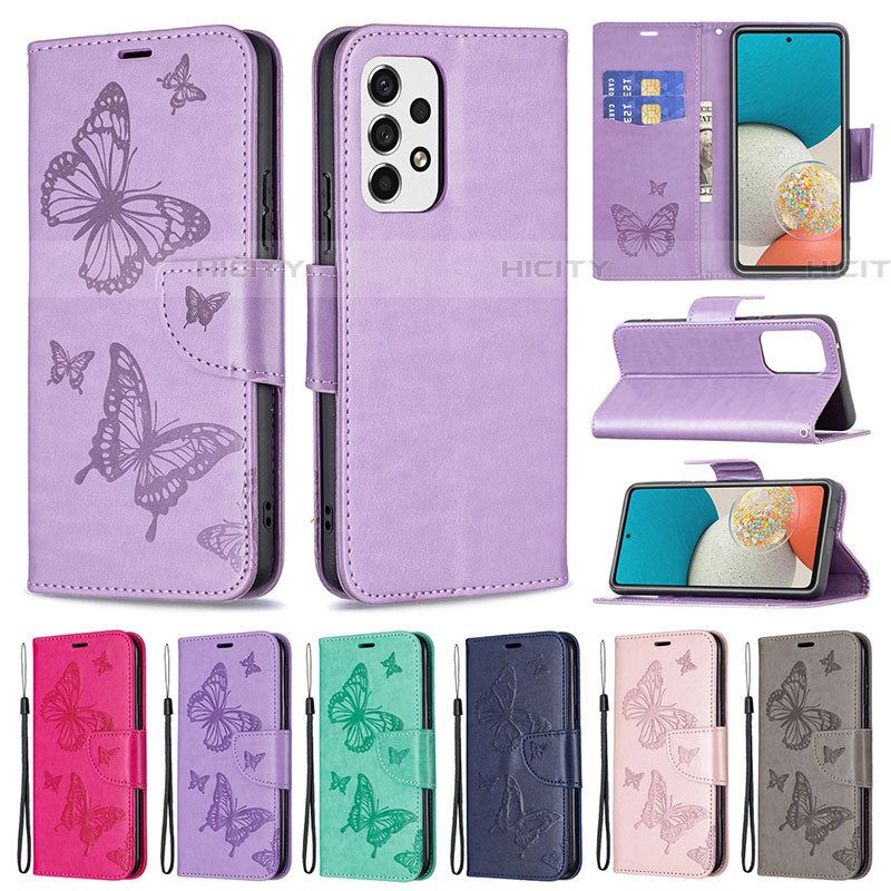 Funda de Cuero Cartera con Soporte Mariposa Carcasa B01F para Samsung Galaxy A53 5G