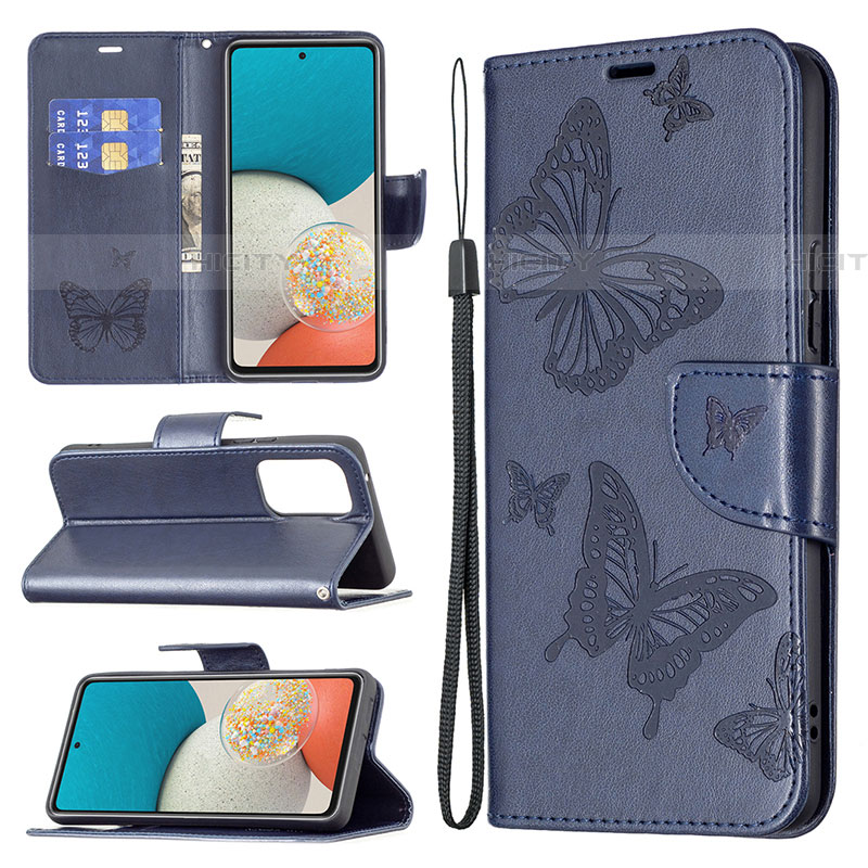 Funda de Cuero Cartera con Soporte Mariposa Carcasa B01F para Samsung Galaxy A53 5G