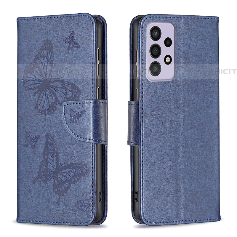 Funda de Cuero Cartera con Soporte Mariposa Carcasa B01F para Samsung Galaxy A73 5G